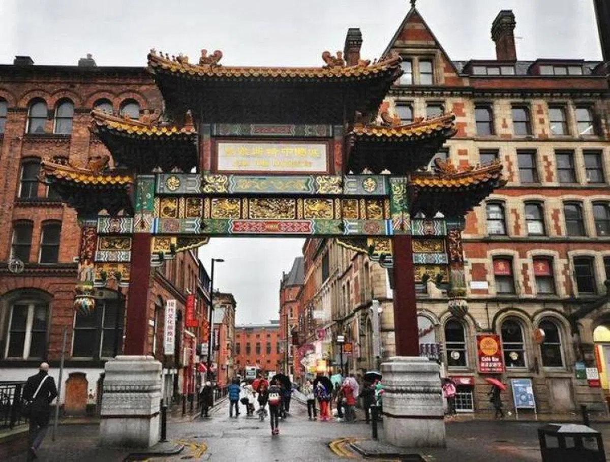  “曼彻斯特唐人街”是英国北部最集中的华人社区。（互联网） 