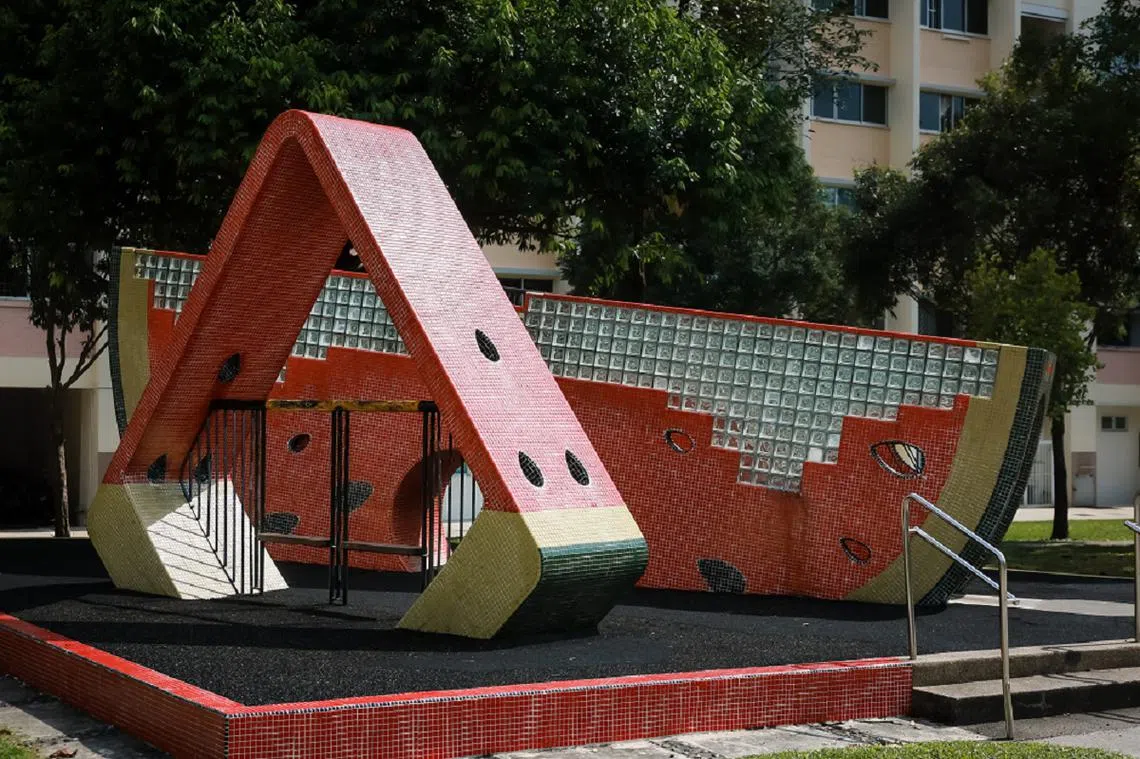 大热天，来片“西瓜”解暑吧！（海峡时报）