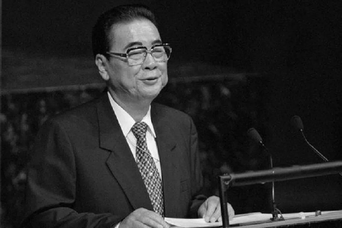 中国前总理李鹏7月22日晚逝世，享年91岁。（互联网）