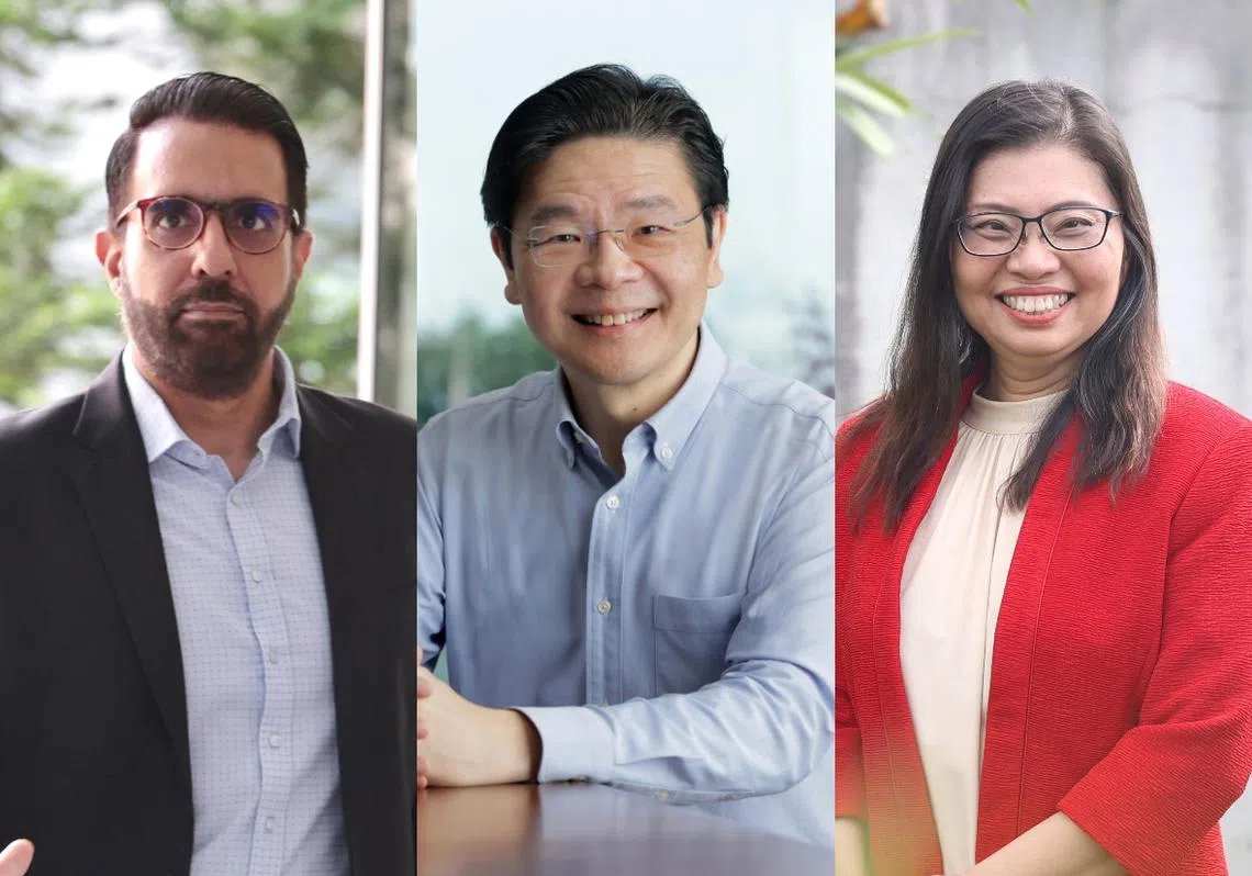 （左起）毕丹星、黄循财和潘群勤。（红蚂蚁制图）