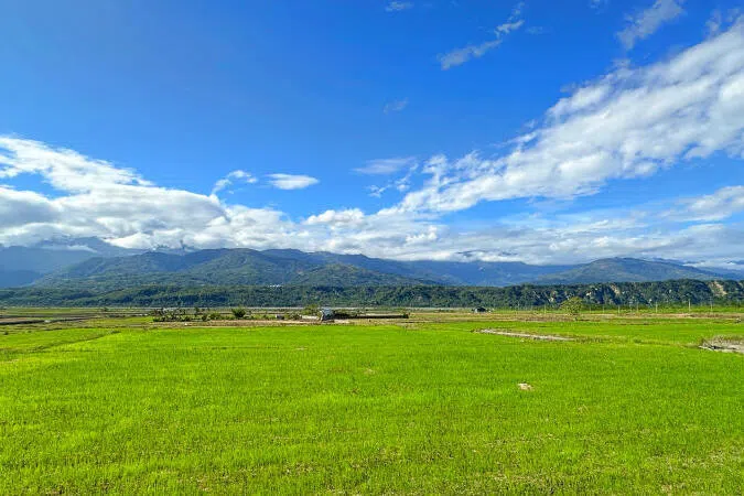 台湾花莲的花东纵谷。