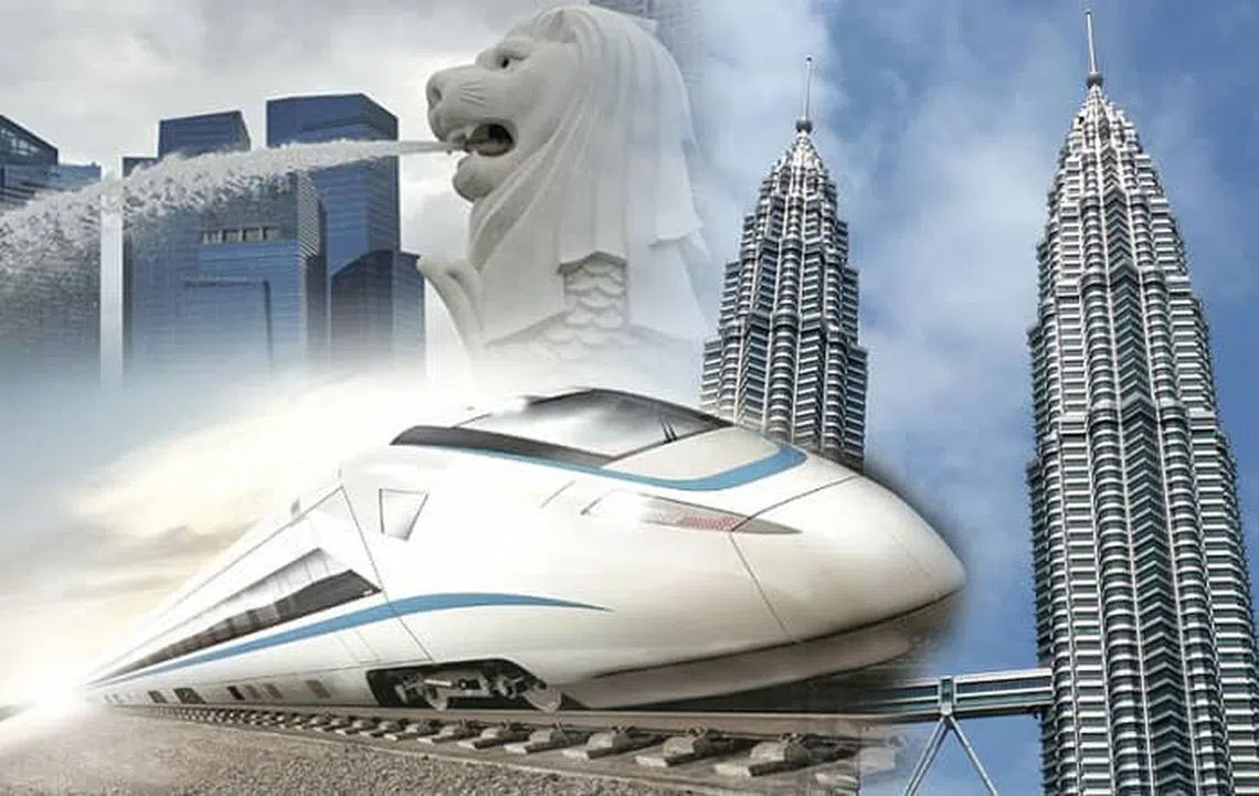 部分新马民众希望随着安华上任，新隆高铁计划能有重启的一天。（马新社）