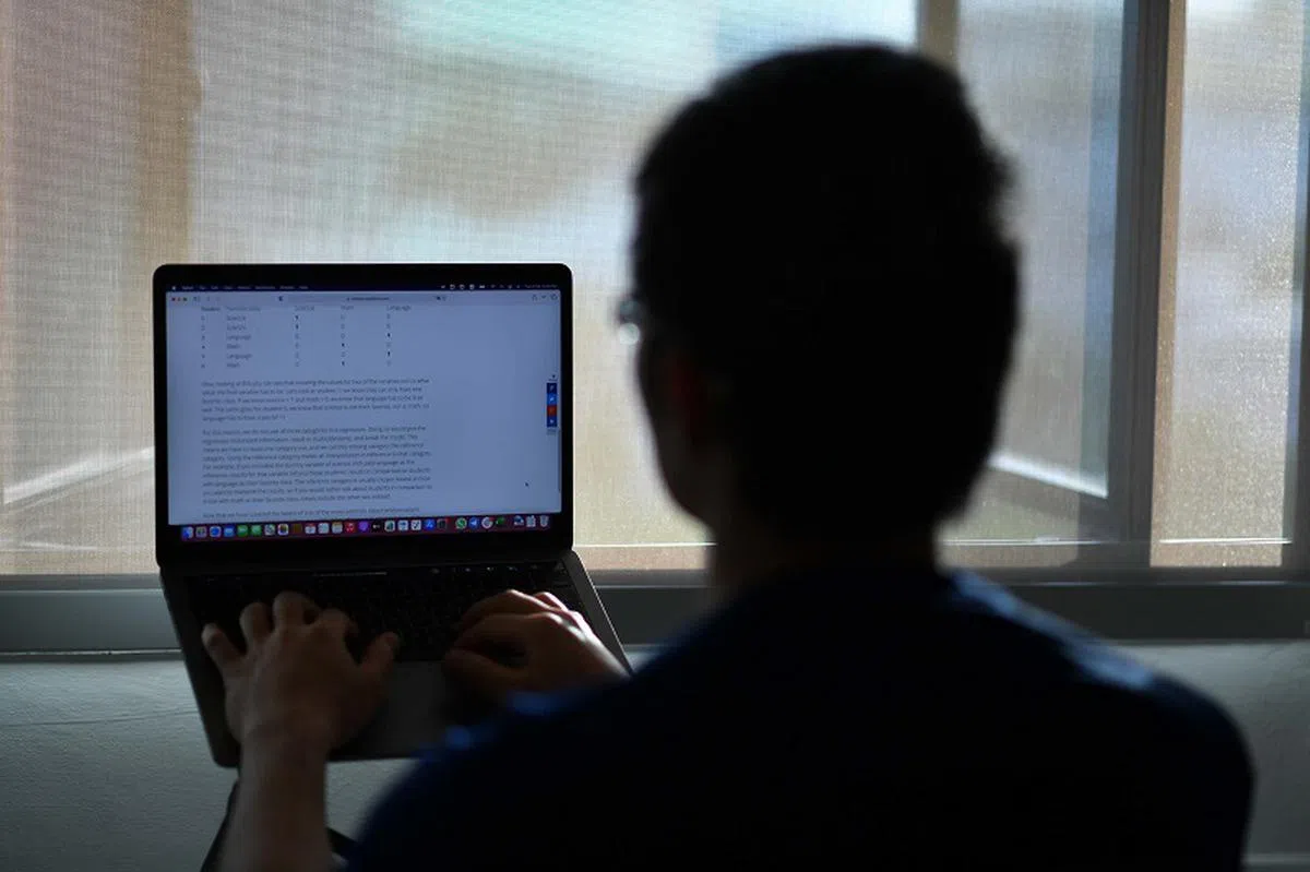 远程办公模糊了“工作”与“生活”的界限，公务员或明知已无法应付仍坚守岗位，久而久之决定离职。（海峡时报）