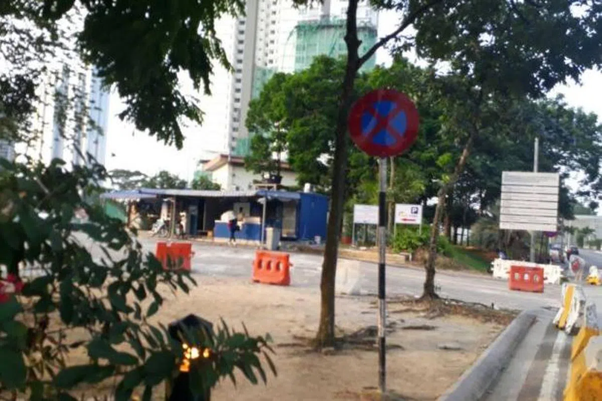  位于武吉查卡的土地将会兴建新柔地铁的武吉查卡站。（星报） 