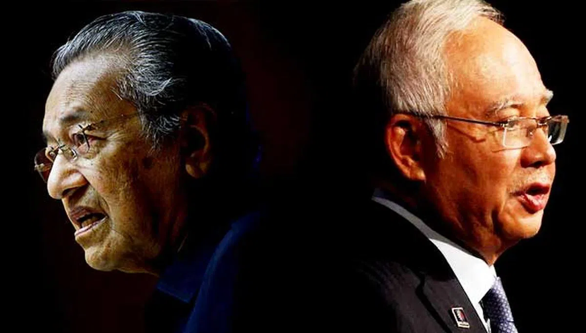  马哈迪在去年马国选举期间曾大肆抨击前首相纳吉与中国签订的协议。（今日自由大马） 