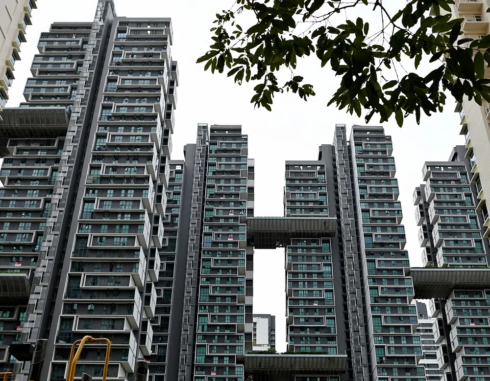 女皇镇杜生阁一个五房式组屋今年6月以165万8888元转手，在建屋发展局公开的转售数据中创下最高纪录。图片摄于2022年。（海峡时报）