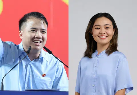 工人党的刘宇扬（左）和蒋佩姗（右）将在本届国会出任非选区议员。