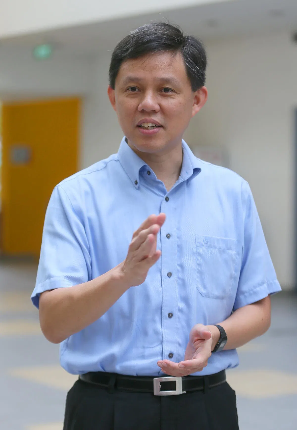 人民行动党党鞭陈振声。（海峡时报） 