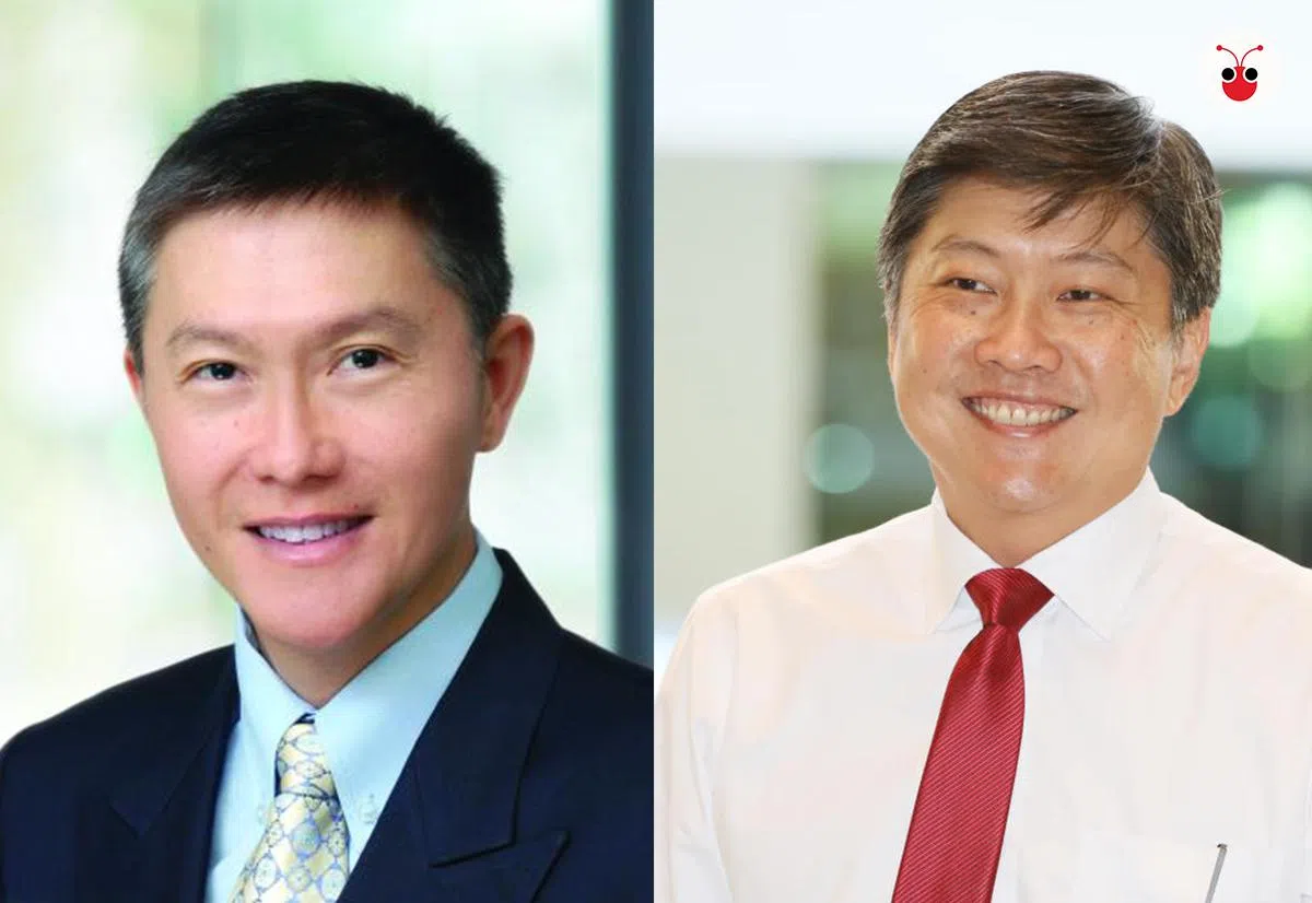 黄家将出两部长？黄志平（左）的哥哥黄志明（右）目前担任总理公署部长、全国职工总会秘书长。（宋佳颖制图） 