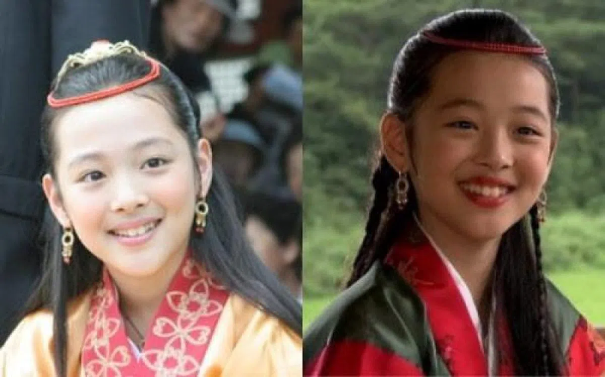  雪莉的童星造型非常甜美。（互联网） 