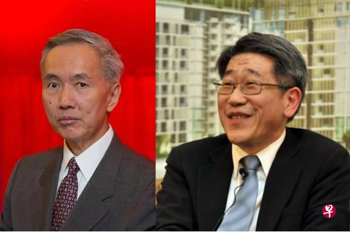  掌控房地产公司远东机构和香港信和集团的兄弟黄志祥（左）和黄志达。（联合早报） 