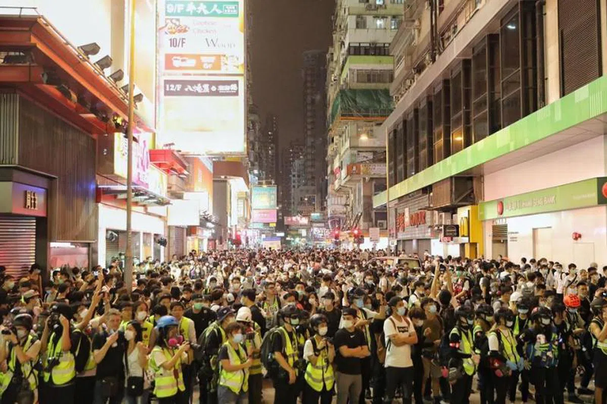  新闻工作者担忧“港版国安法”引发寒蝉效应。（报导者） 