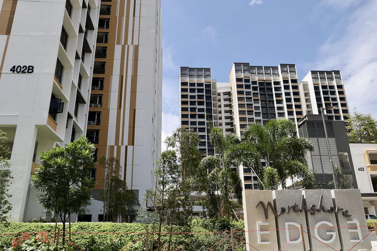 榜鹅Northshore Edge预购组屋外观。（联合早报）