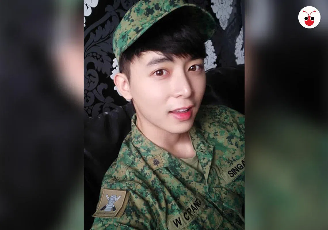 冯伟衷19日在新西兰怀乌鲁（Waiouru）训练区参加实弹演习时胸腹受重伤。（取自冯伟衷面簿）