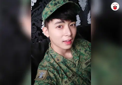 冯伟衷19日在新西兰怀乌鲁（Waiouru）训练区参加实弹演习时胸腹受重伤。（取自冯伟衷面簿）