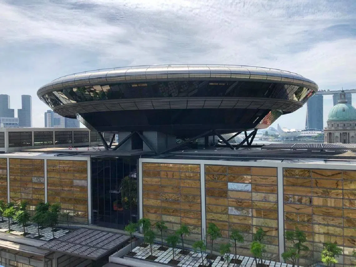 新加坡高等法院外观。（通讯及新闻部）