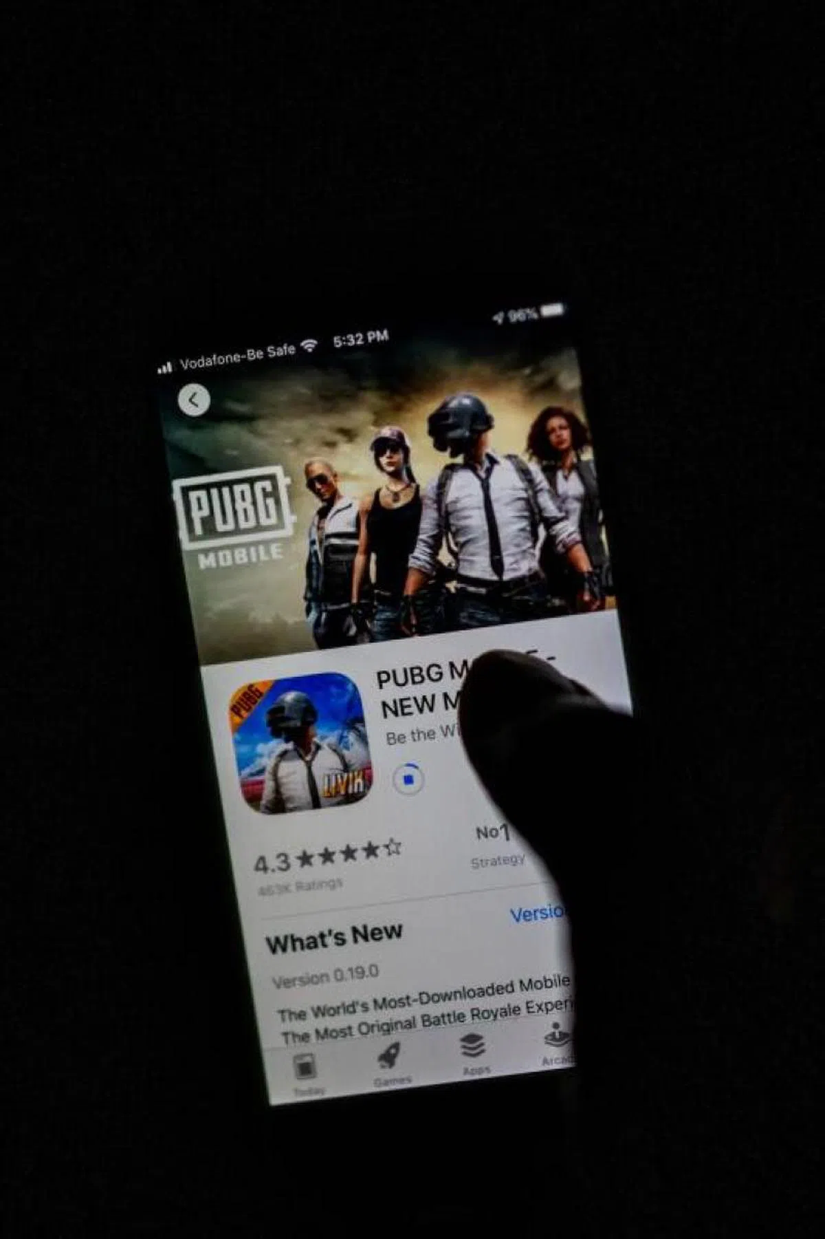  腾讯热门游戏《绝地求生》（PUBG）。（法新社） 