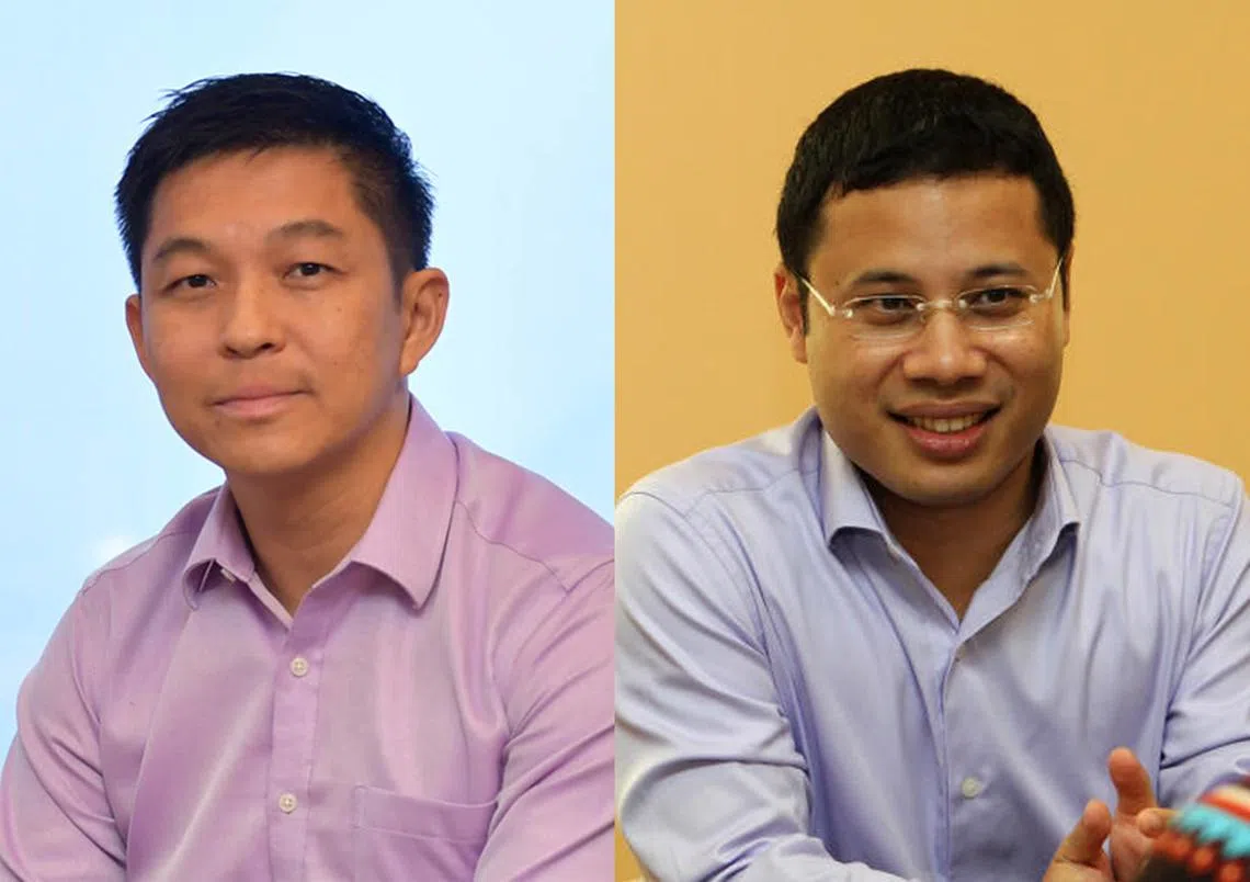 陈川仁（左）与李智陞。（谢静怡制图）