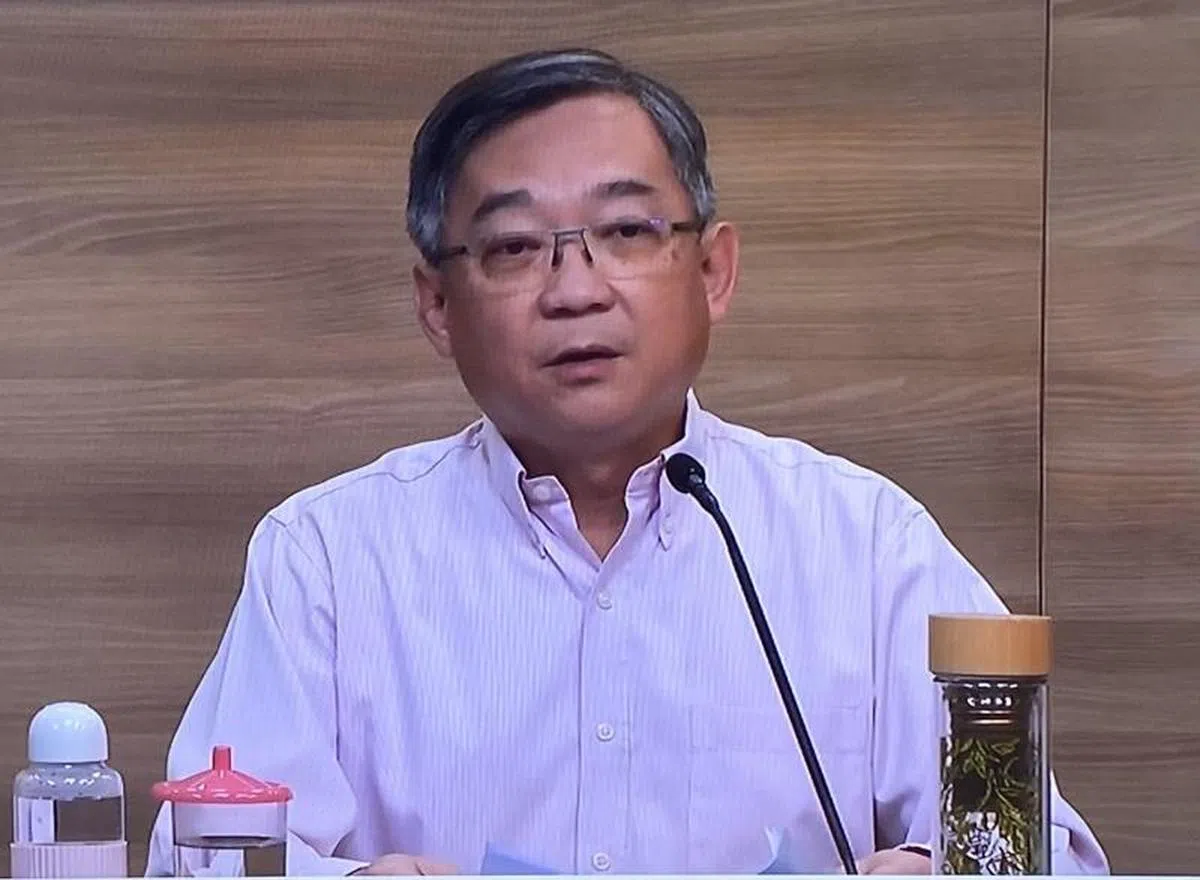  卫生部长兼抗疫工作小组联合主席颜金勇。（记者会视频截图） 