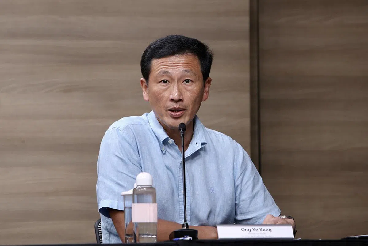 联合领导抗疫跨部门工作小组的卫生部长王乙康。（通讯及新闻部）