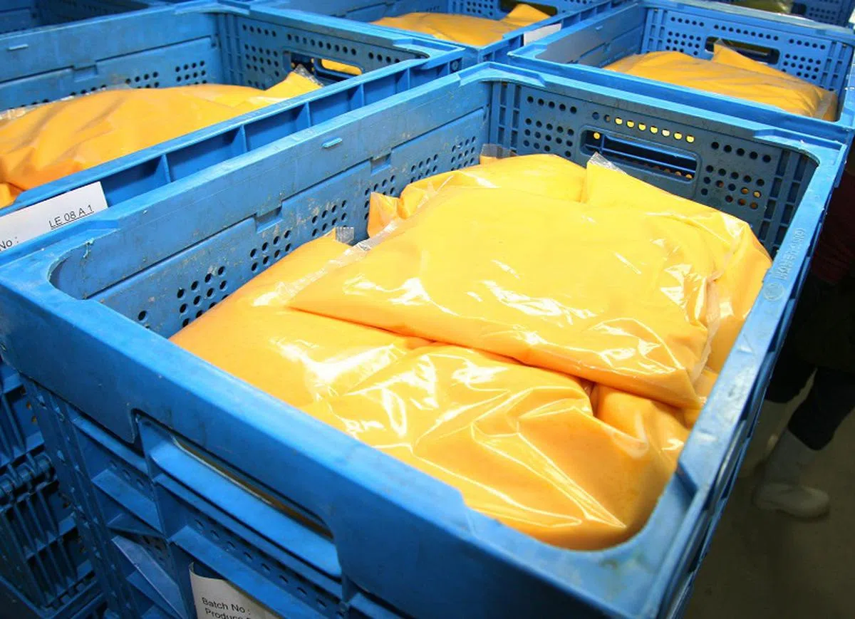  蛋浆。（联合早报） 