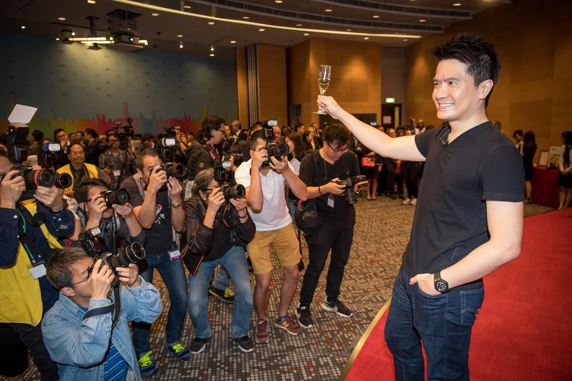 雷蛇在香港上市后，陈民亮的个人身家已从目前的7亿美元飙升至16亿美元（约22亿新元）。（彭博新闻社）