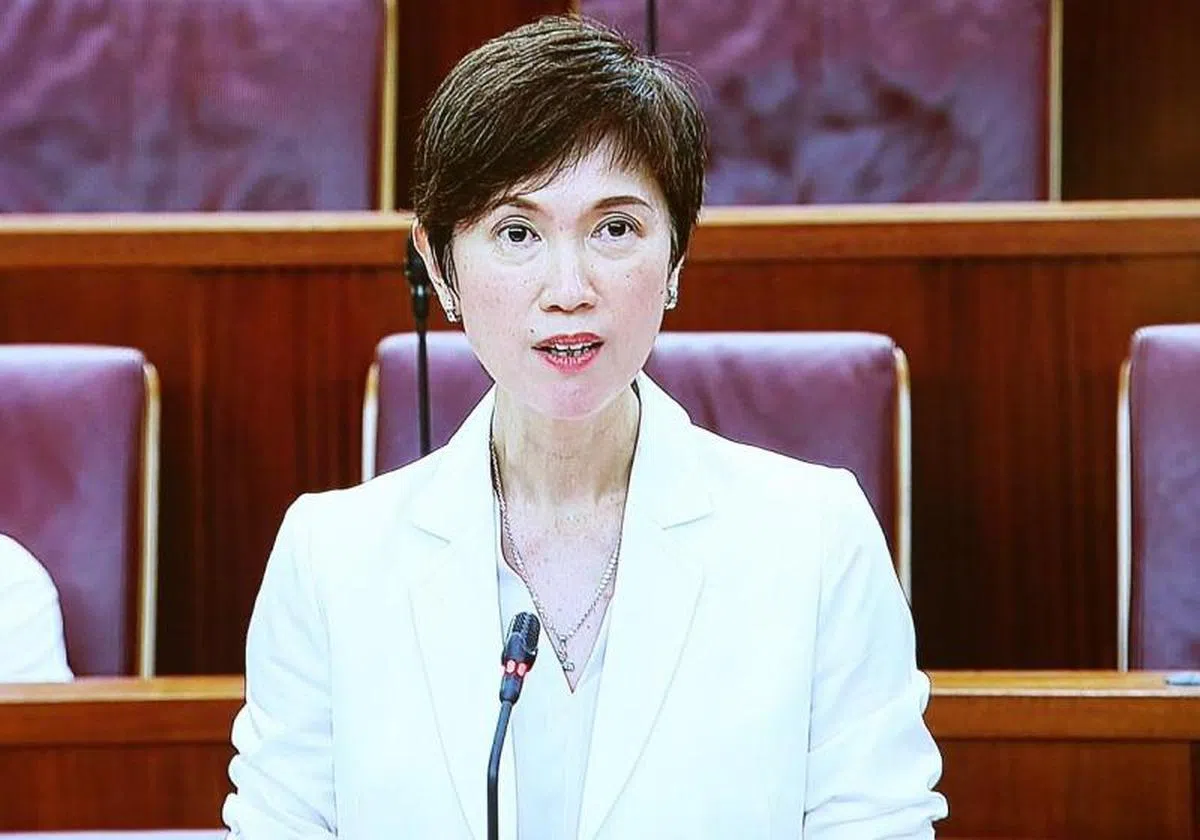 人力部长杨莉明。（国会视频截图） 