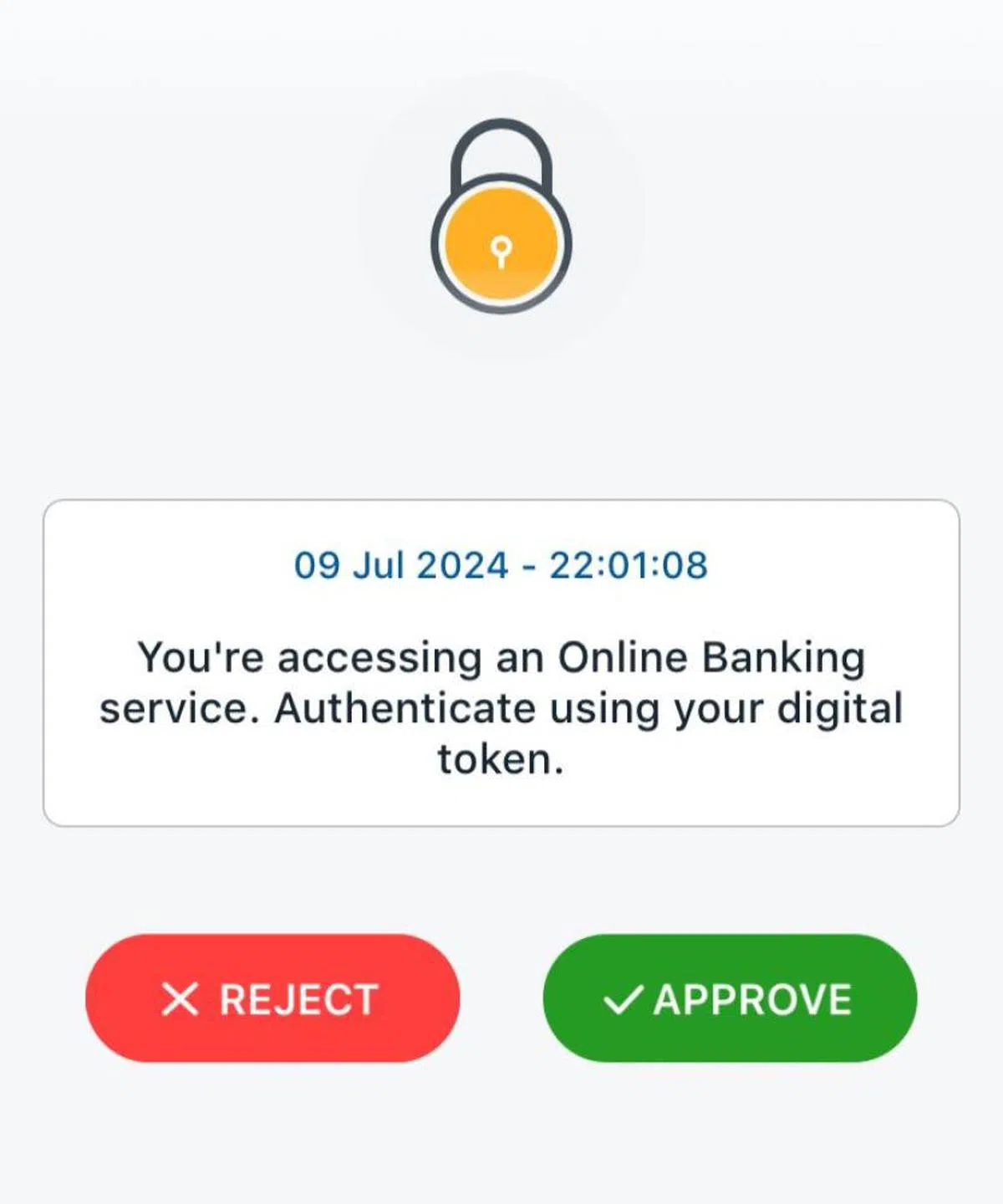 接着相关数码认证便会在手机推送，用户必须点击“批准”才能在电脑网页上登录账户。（截图）