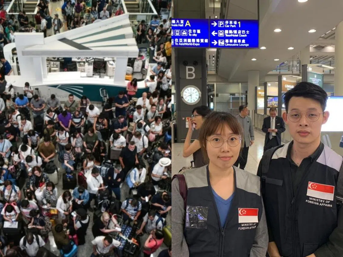 （法新社/新加坡驻港总领事馆面簿）