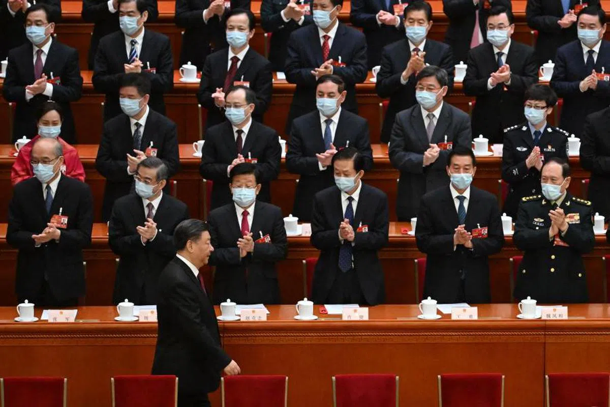 习近平毫无悬念迎来第三个国家主席任期，意味着他依然大权在握。（法新社）
