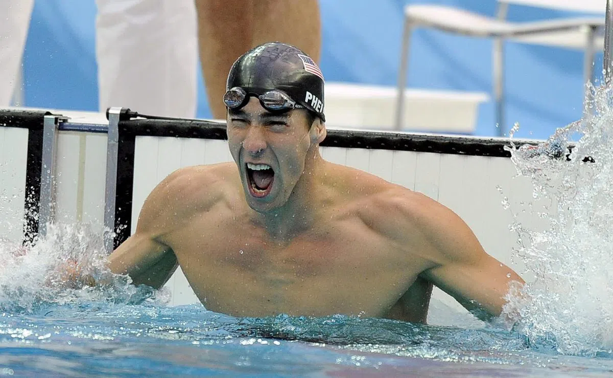 美国传奇泳将“菲鱼”菲尔普斯为了不影响训练，一直隐瞒自己得了抑郁症。（互联网）