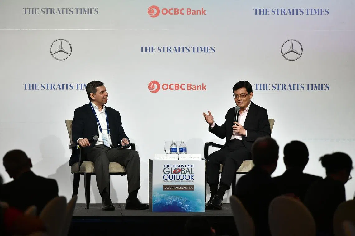 《海峡时报》全球展望论坛演讲（海峡时报）