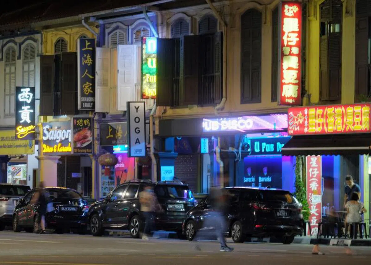  位于芽笼的越南主题夜店。（海峡时报） 
