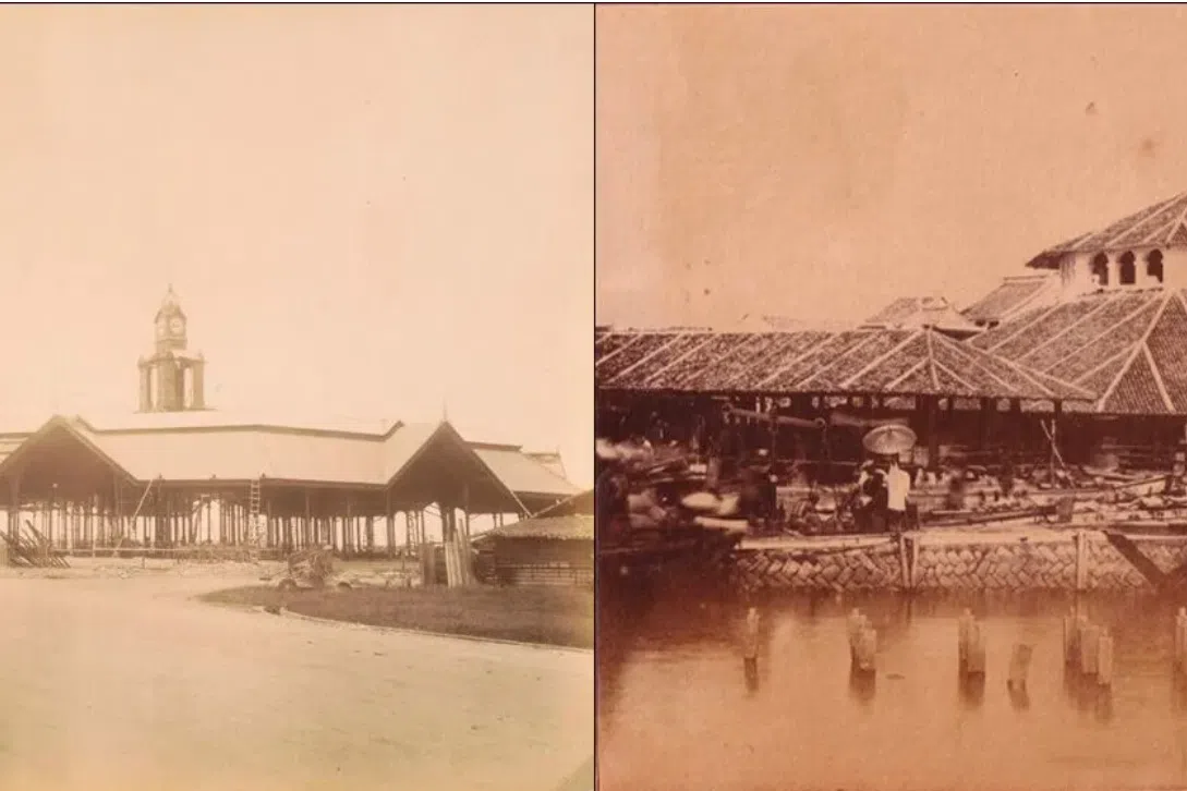 1880年代的老巴刹。