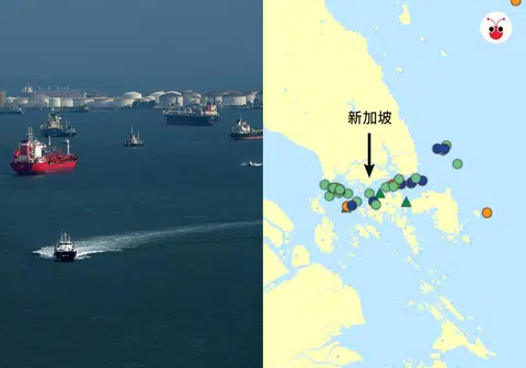 上周五至今已有6艘船只在新加坡海峡遭遇海盗。（海峡时报）