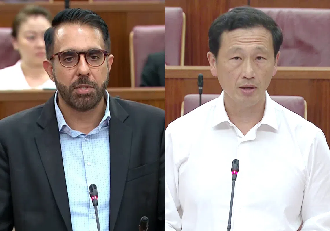 毕丹星（左）及王乙康（右）的一番言辞交锋，意外让人民协会再成镁光灯焦点。