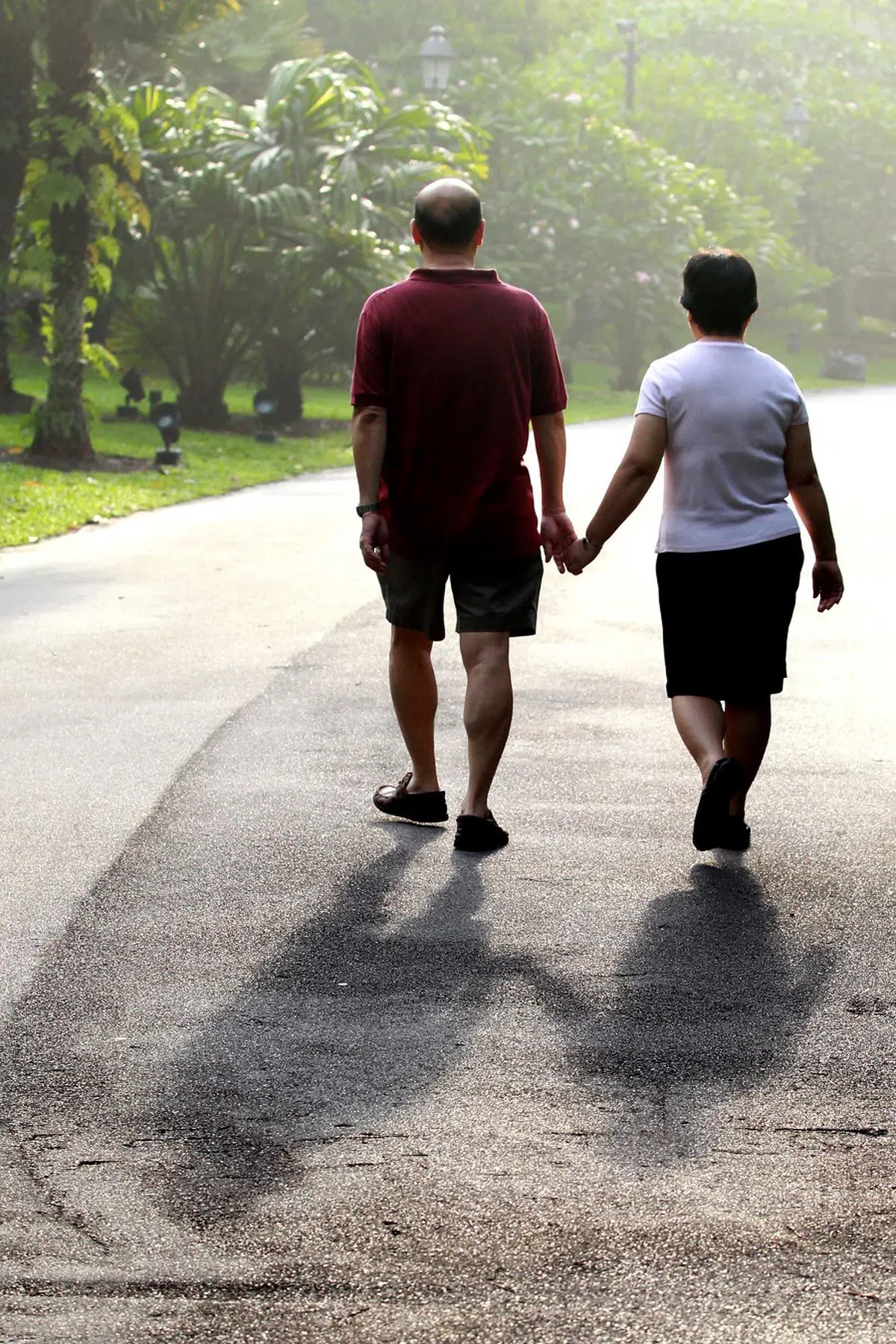 老夫老妻。（海峡时报）