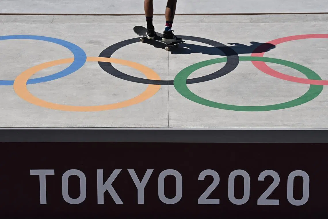 展延一年的东京奥运会将于今晚开幕。（法新社）