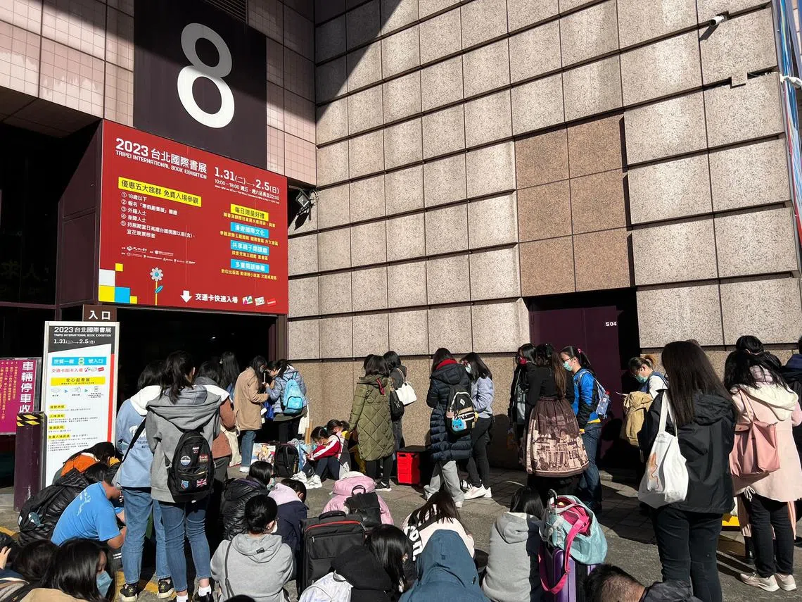 2023年台北国际书展。（叶孝忠摄）