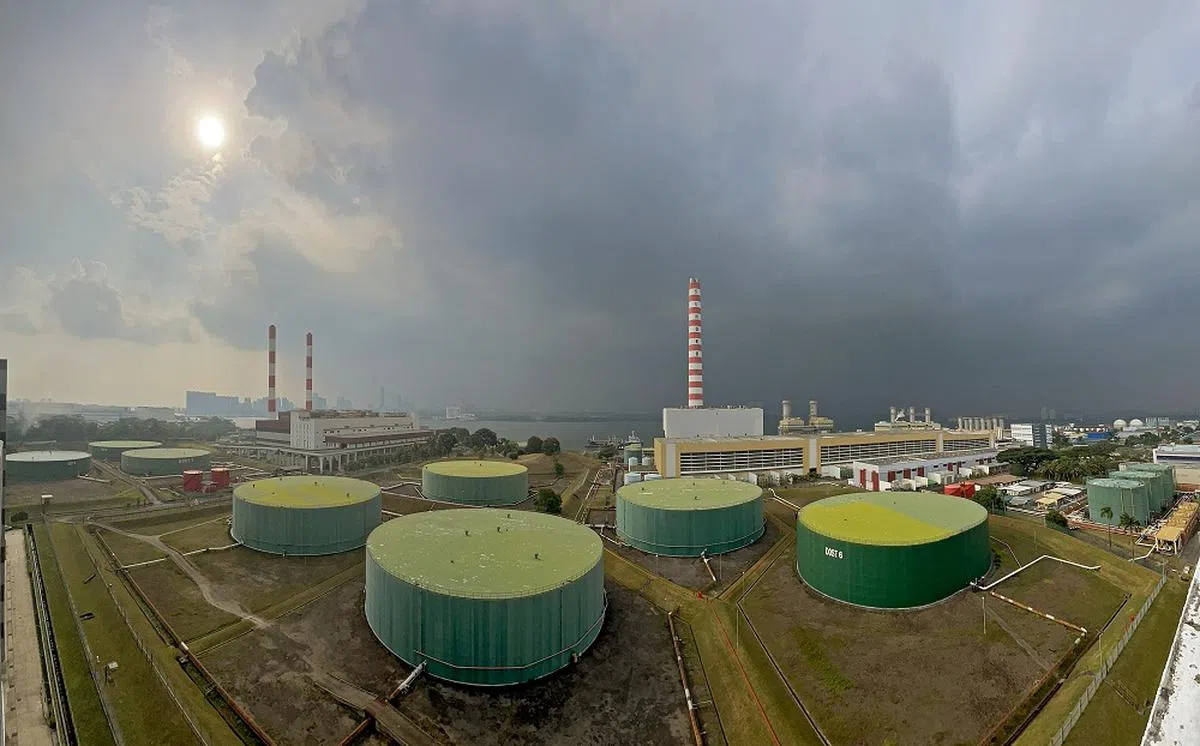 圣诺哥发电厂是新加坡规模最大的发电厂。（联合早报）