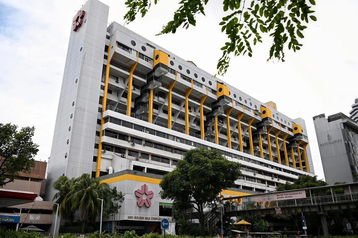 黄金坊外观。（海峡时报）