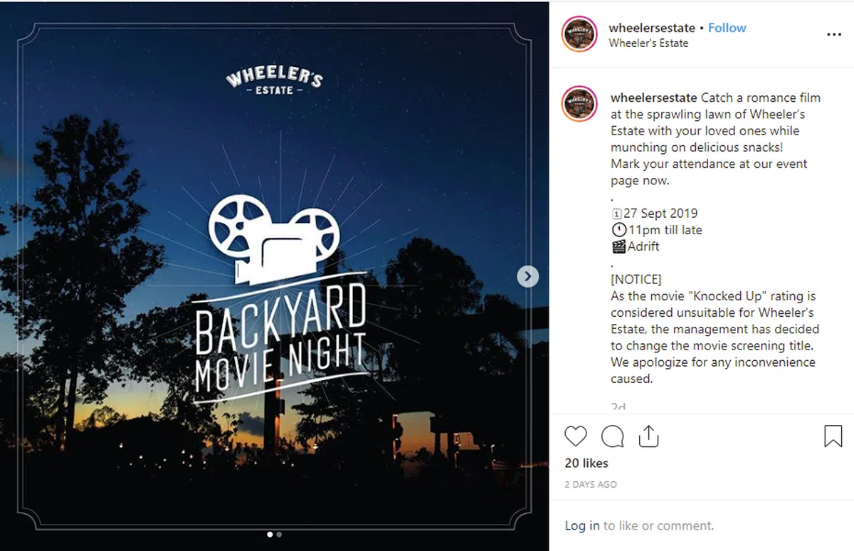  （Wheeler’s Estate Instagram截图） 