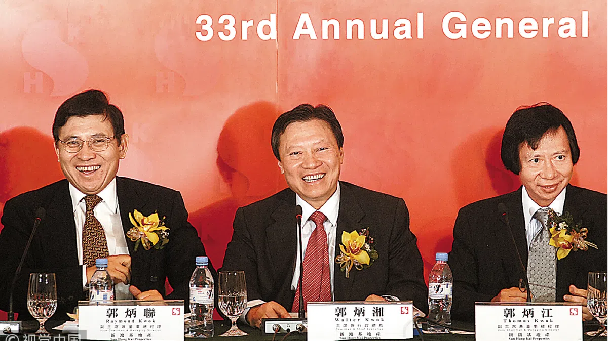  郭炳联（左—），郭炳湘（中），郭炳江（右）。（互联网） 