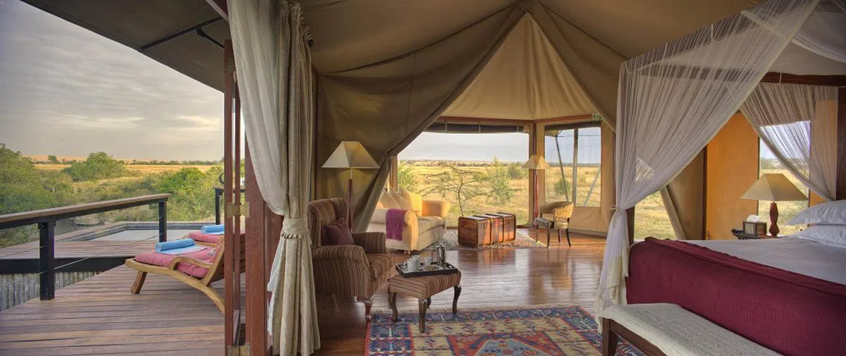 非洲肯雅的蜜月套房。（Olare Mara Kempinski）