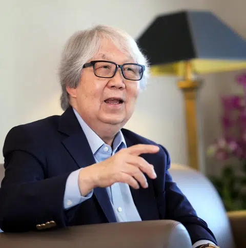 巡回大使许通美教授。（联合早报）