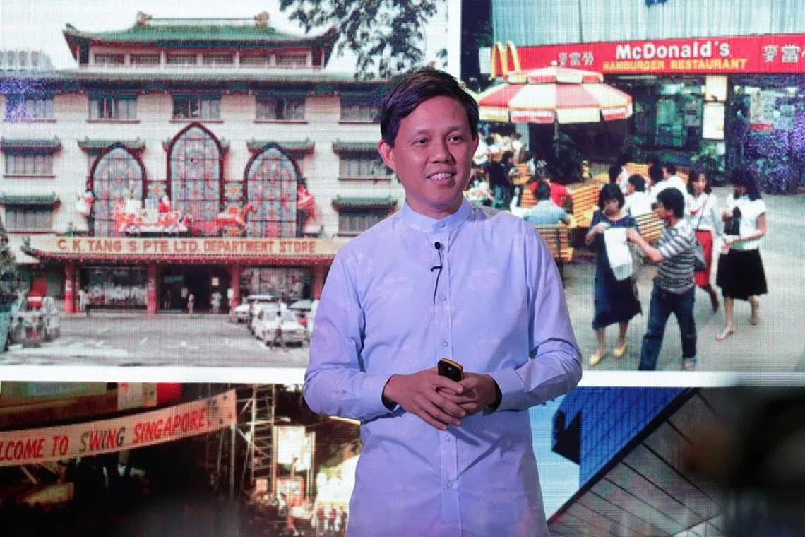 新加坡贸工部长陈振声。（陈振声面簿）