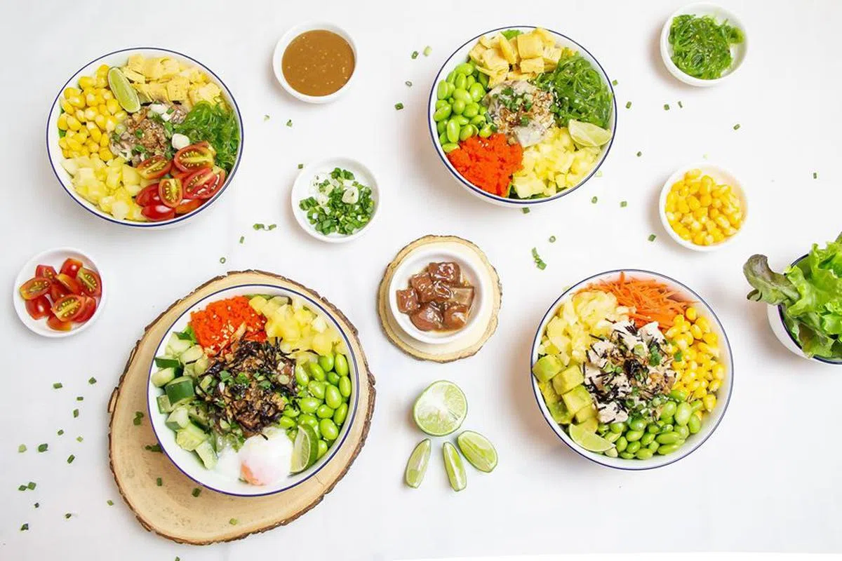  Ohana Poke所卖的夏威夷“腌生鱼拌饭”。（取自Ohana Poke面簿） 