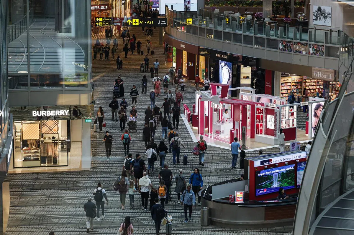 新加坡樟宜机场。（海峡时报）