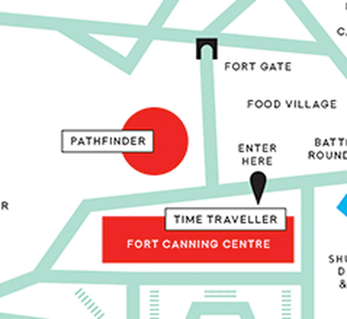  福康宁山地图。（互联网） 