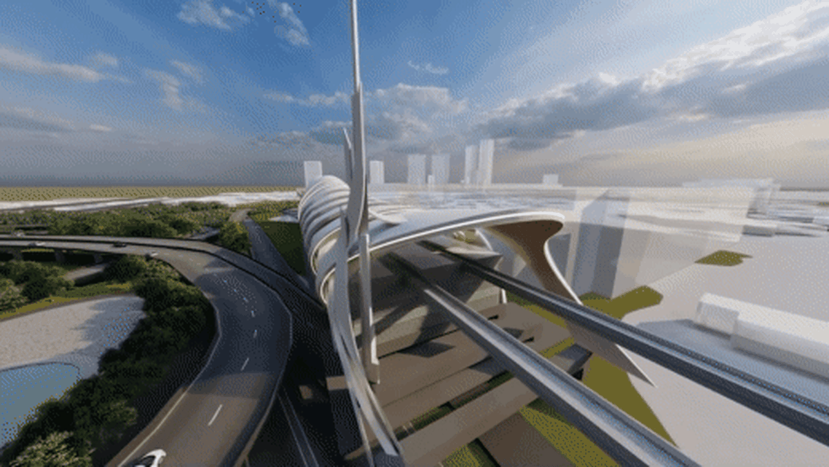  通透的玻璃天窗可相对减少灯泡的使用需求。（马国捷运公司） 